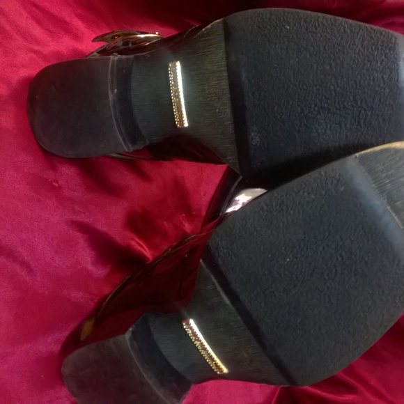 SAM EDELMAN Kailee Black Leather Harness Boots - Picture 2 of 3